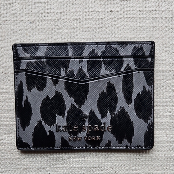 kate spade Leopard Print Card Holder - Picture 12 of 12